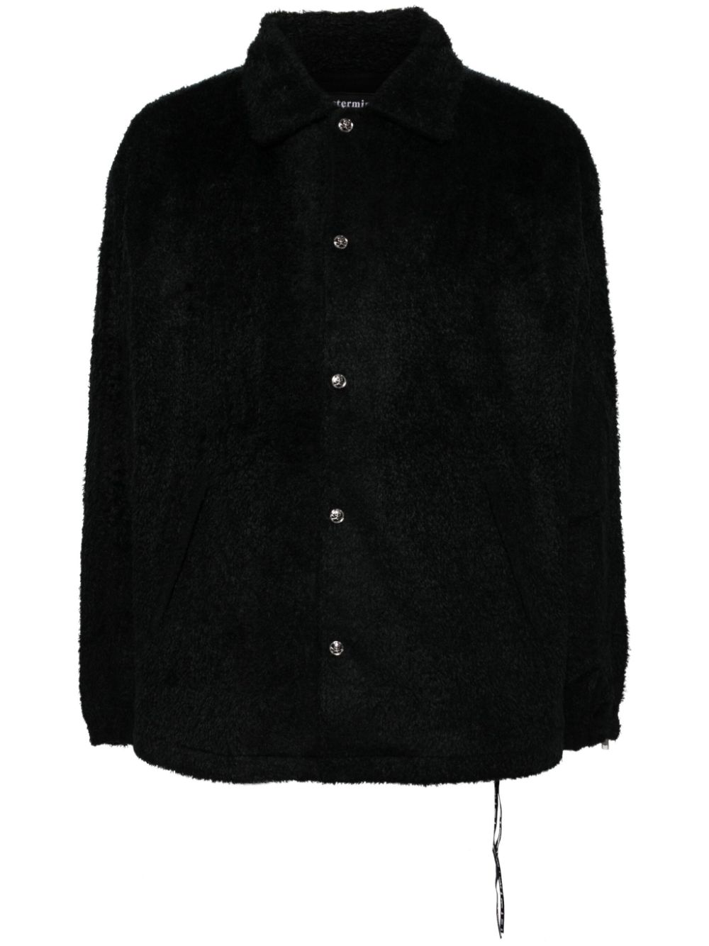 Button fastening jacket - Black