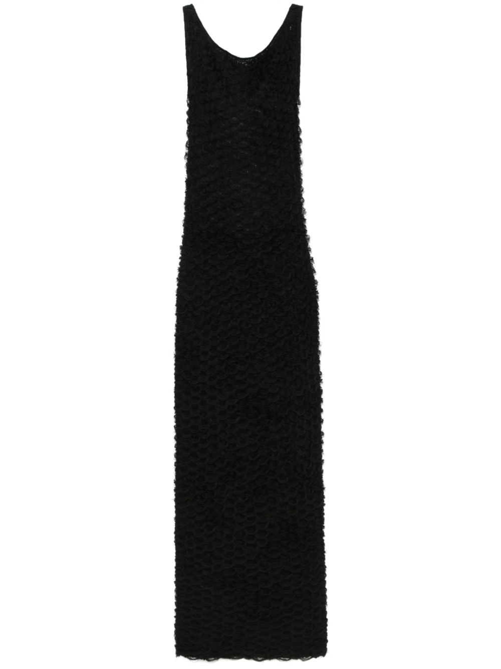 Ringlet maxi dress - Black