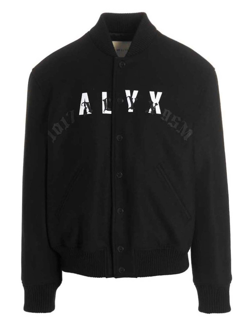 Black Graphic Logo Jacket