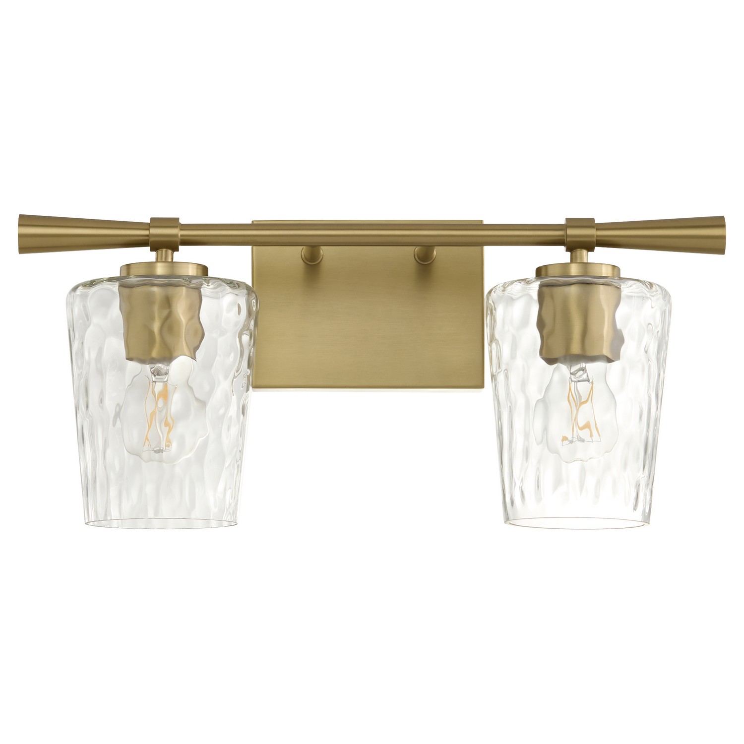 Aged Brass Bathroom Vanity Light from the Goodwin Collection