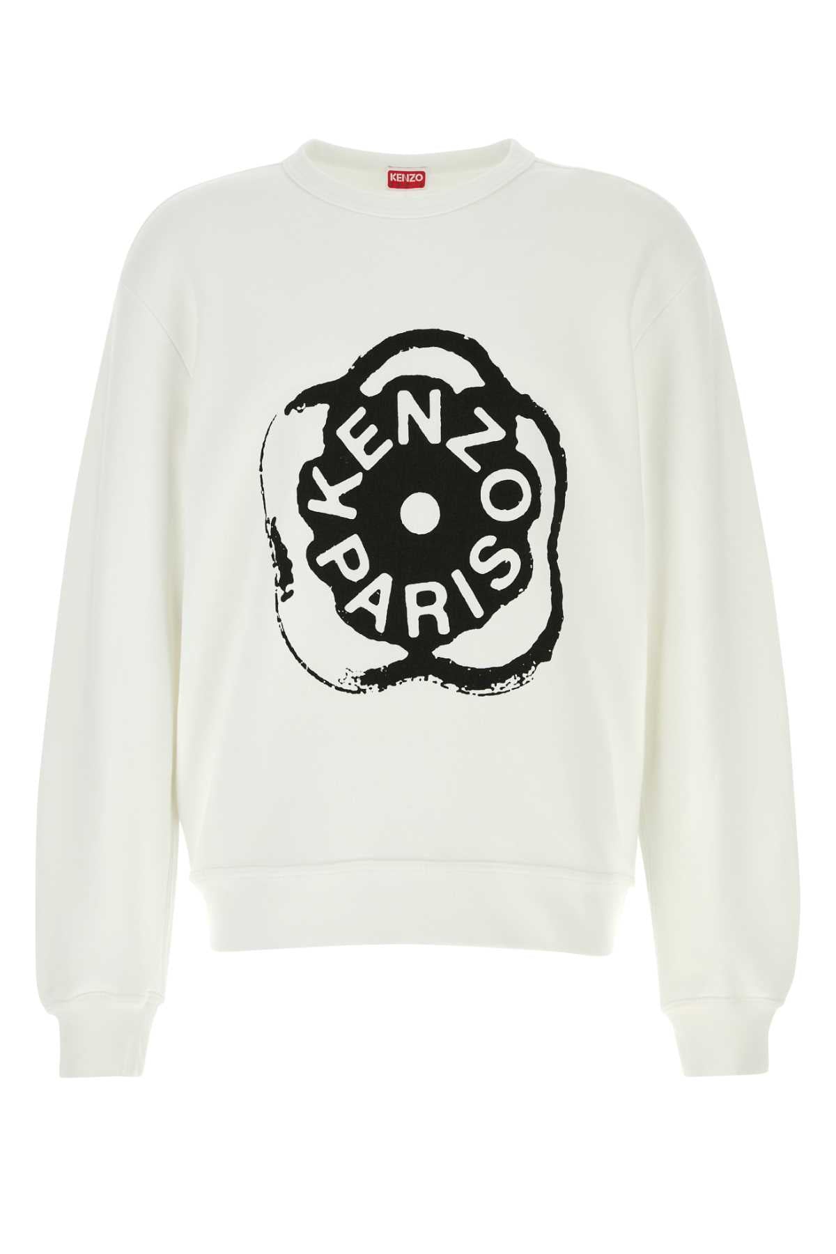 Flower Sweatshirt — White