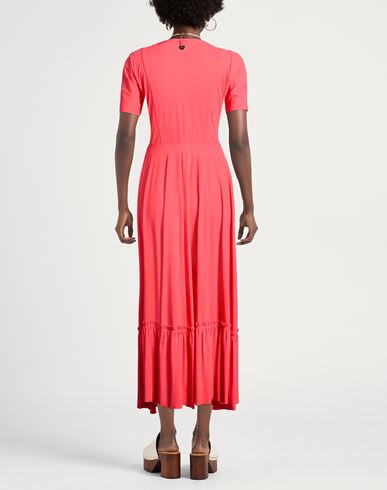 Endearing Woman Midi dress Coral Size 6 Nylon, Elastane
