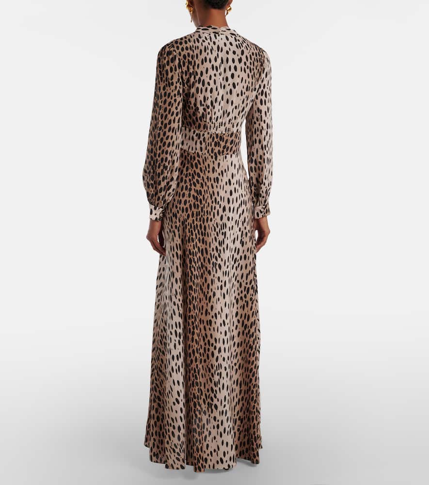 Emory printed silk maxi dress