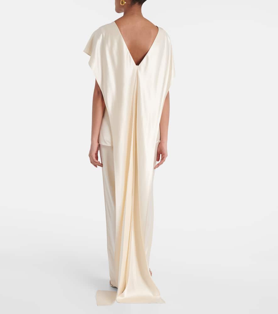 Tove Sara caped satin top