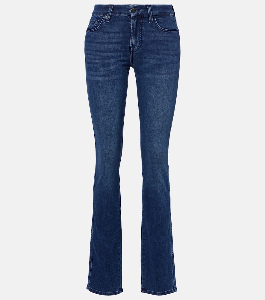 7 For All Mankind Kimmie mid-rise straight jeans