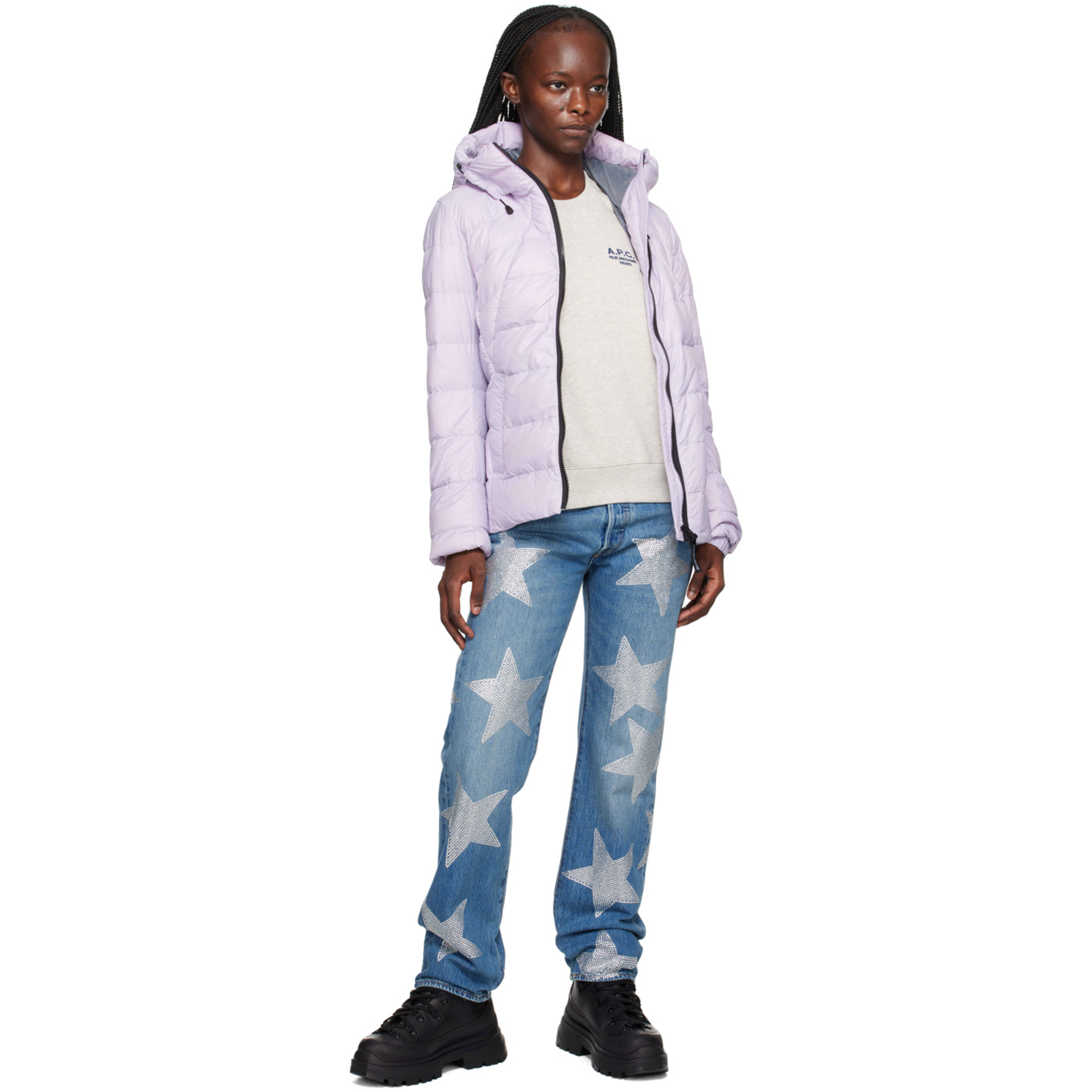 Purple Abbott Down Jacket
