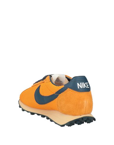 Woman Sneakers Orange Size 5.5 Leather, Textile fibers