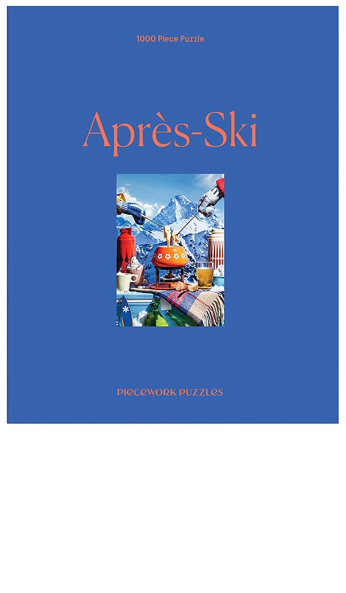 Piecework Apres Ski 1,000 Piece Puzzle in Blue