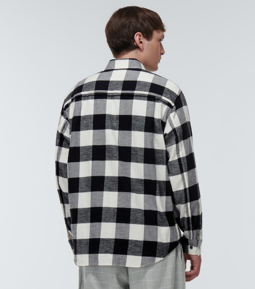 Undercover Checked cotton shirt