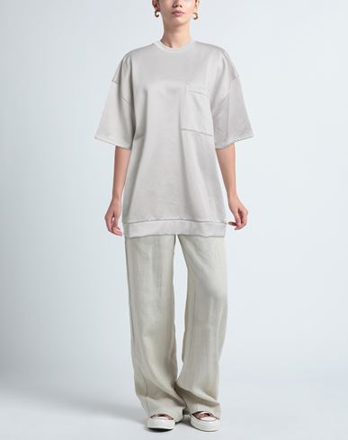Woman Sweatshirt Light grey Size XS Polyester, Cotton