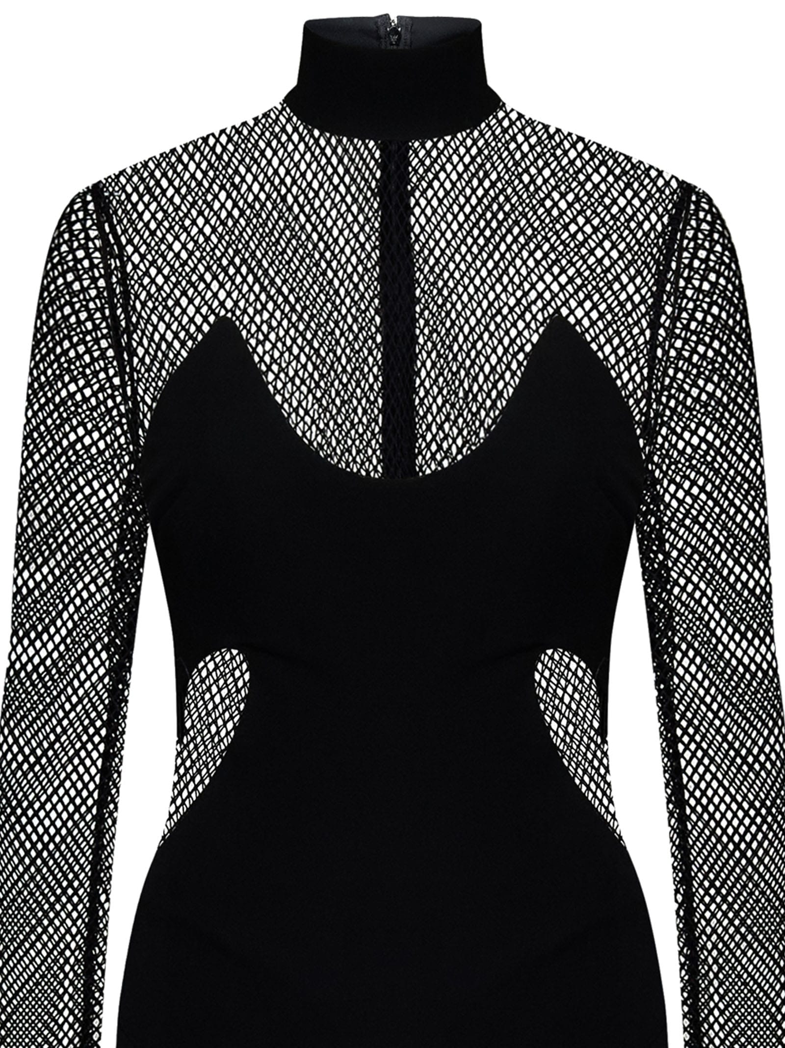Crepe Jersey Cockatil Mini Dress