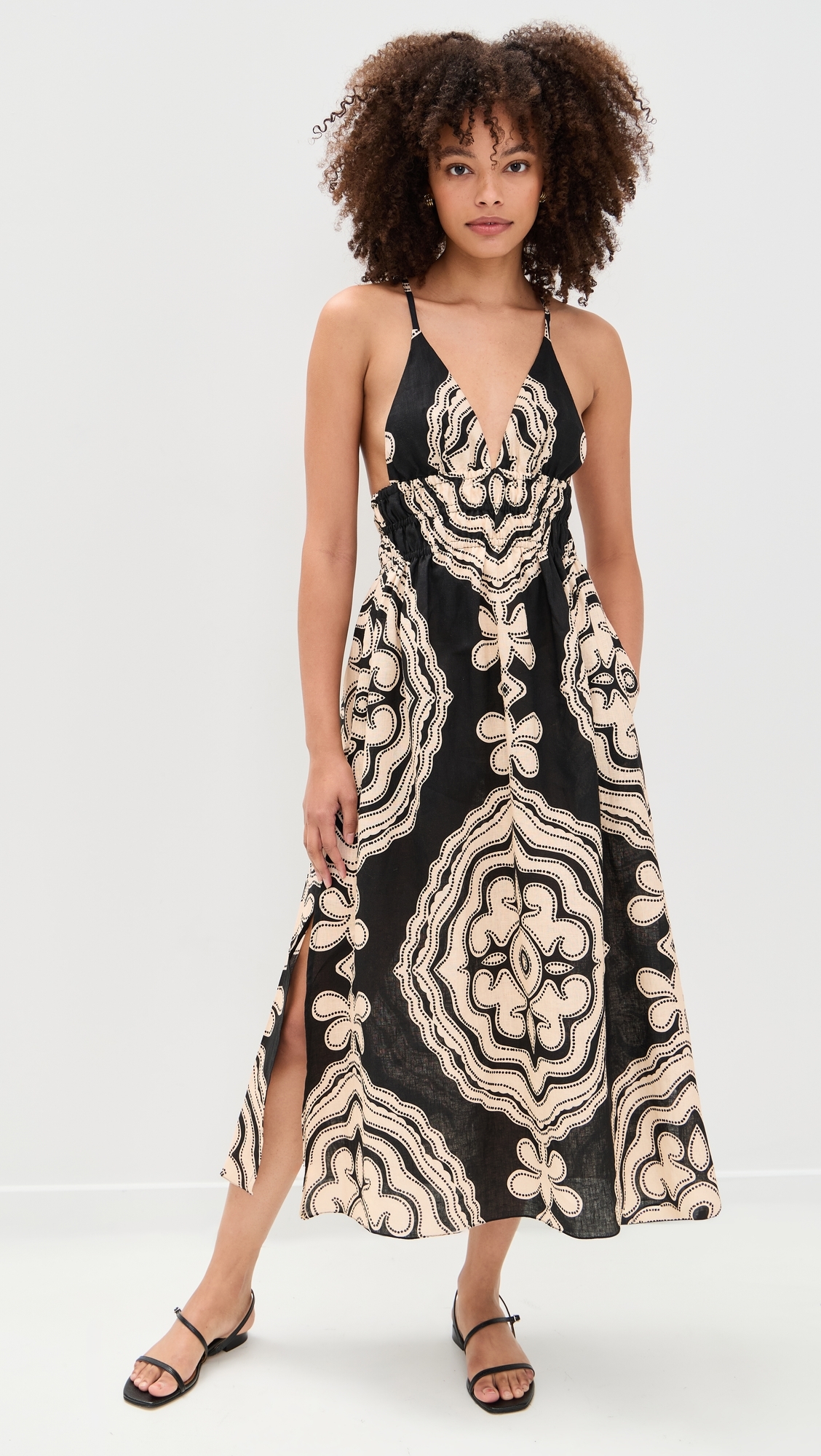 Gete Triangle Dress Niku Black