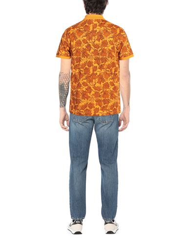 Man Polo shirt Apricot Size 3XL Cotton