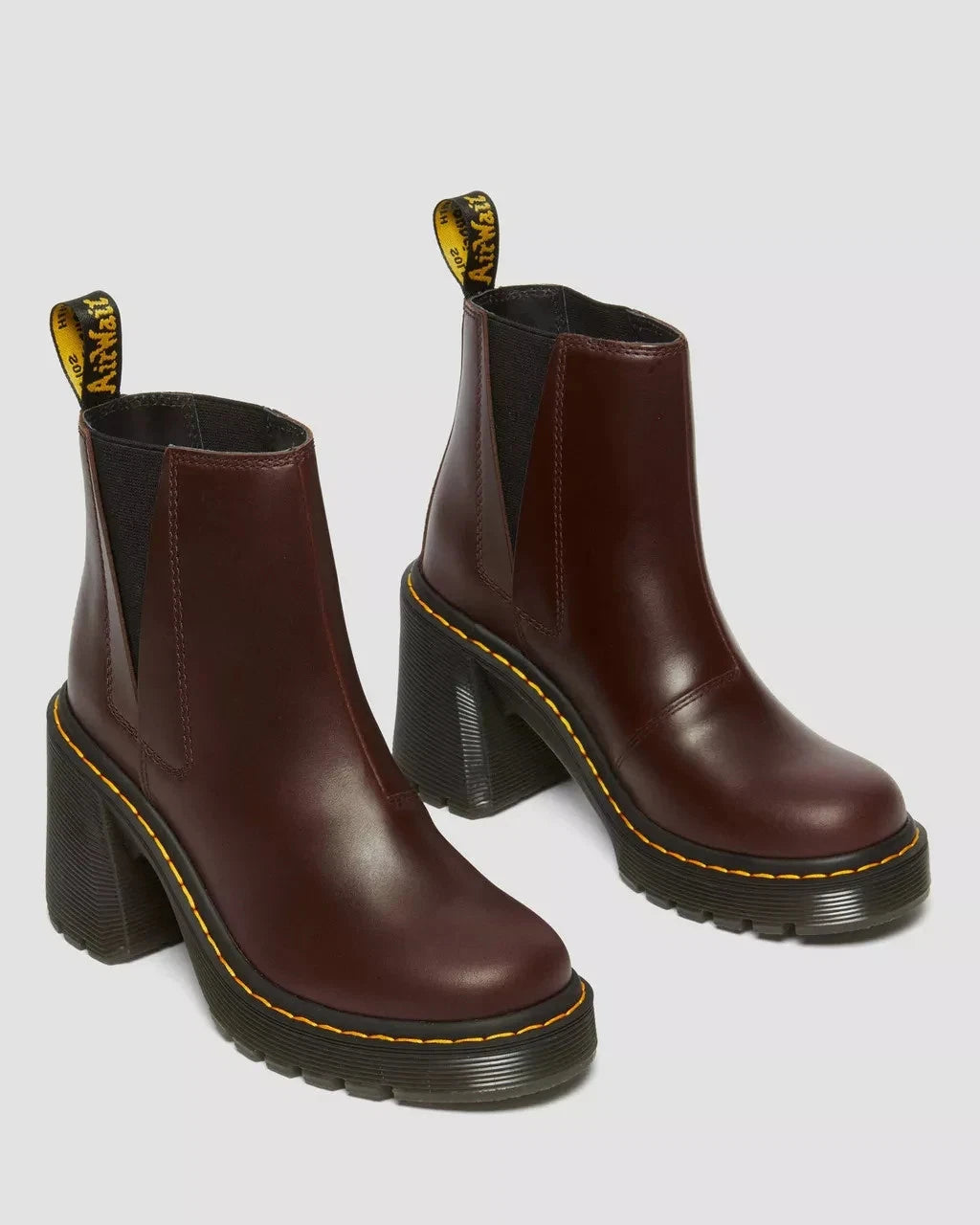 Spence 31756201 Boots Womens Brown Flared Heel Chelsea RHS9082