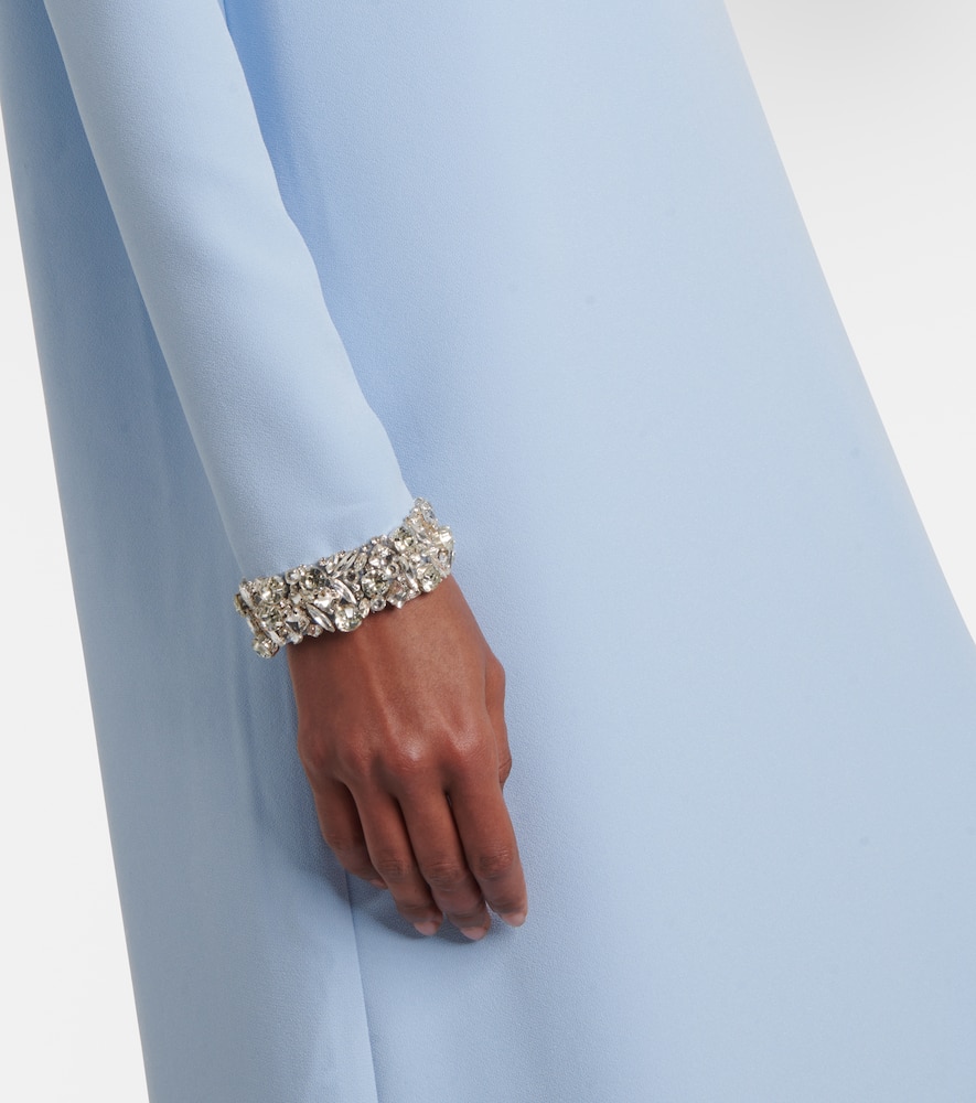 Naimal embellished caped gown