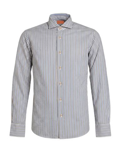 Man Shirt Blue Size 15 Cotton