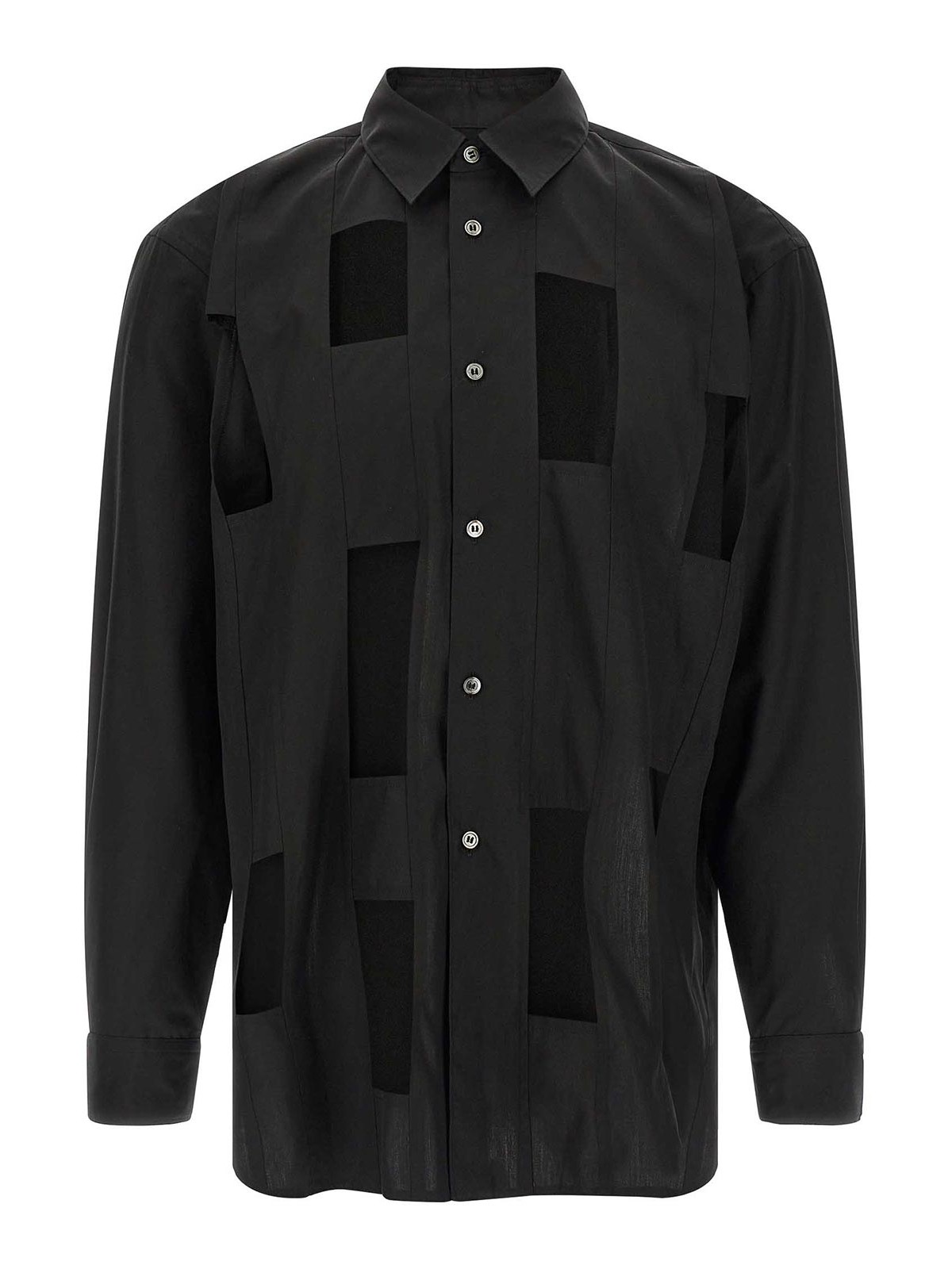Geometric Cut-Out Shirt