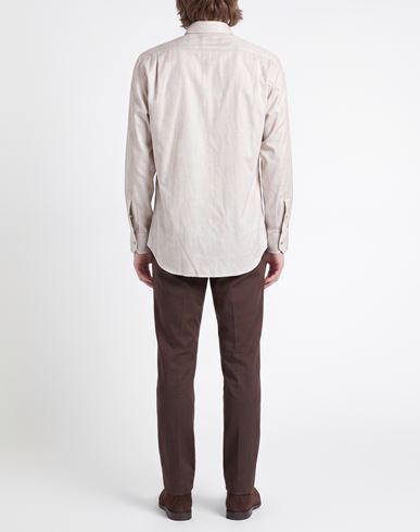 Stenströms Man Shirt Khaki Size 15 ¾ Cotton