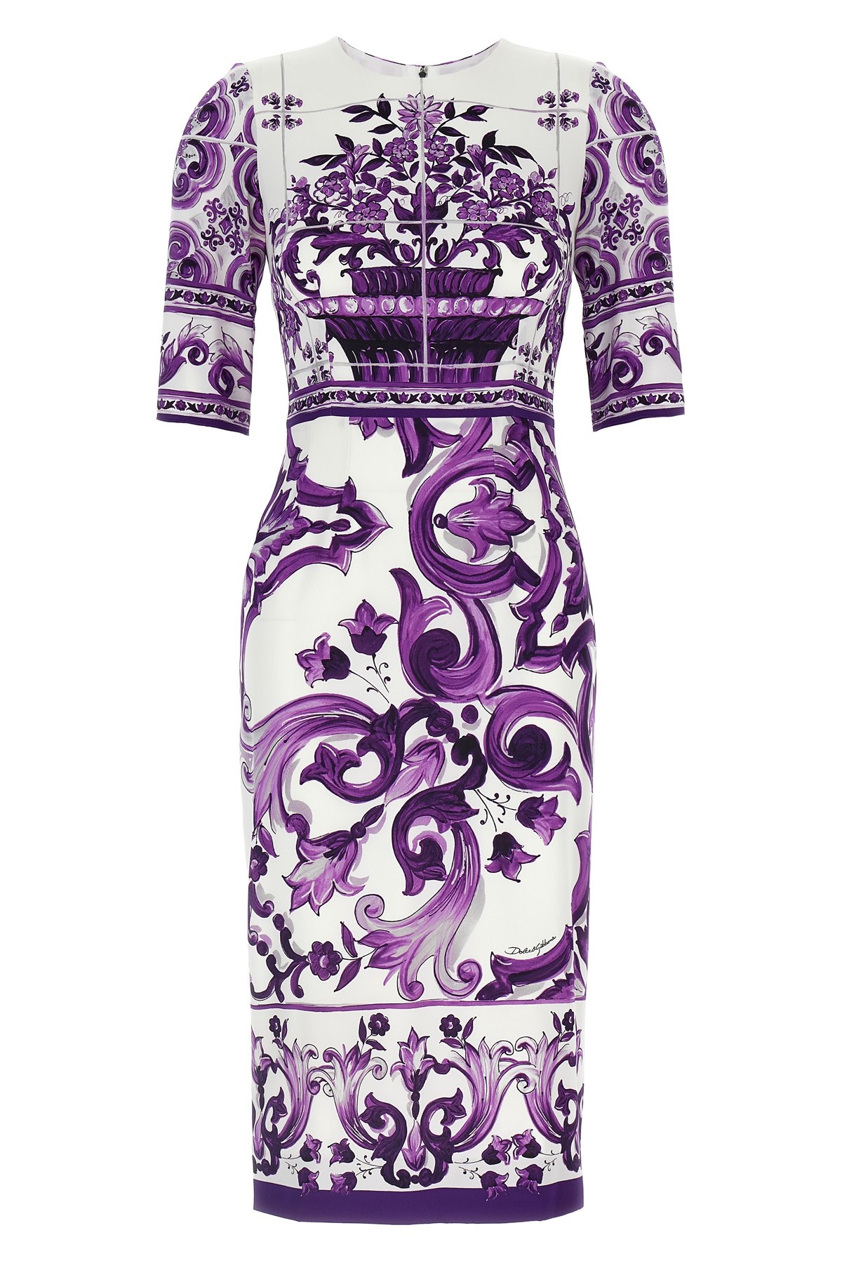 'Maiolica' Print Dress