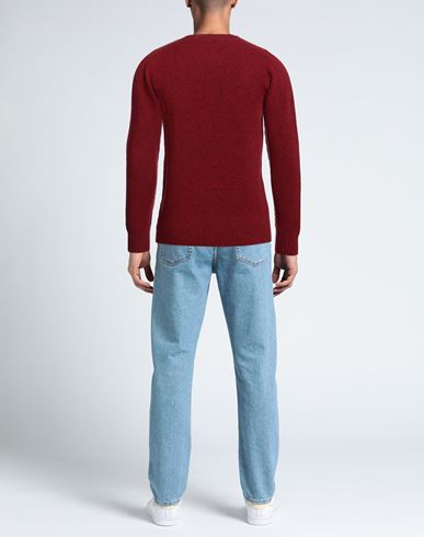 Man Sweater Brick red