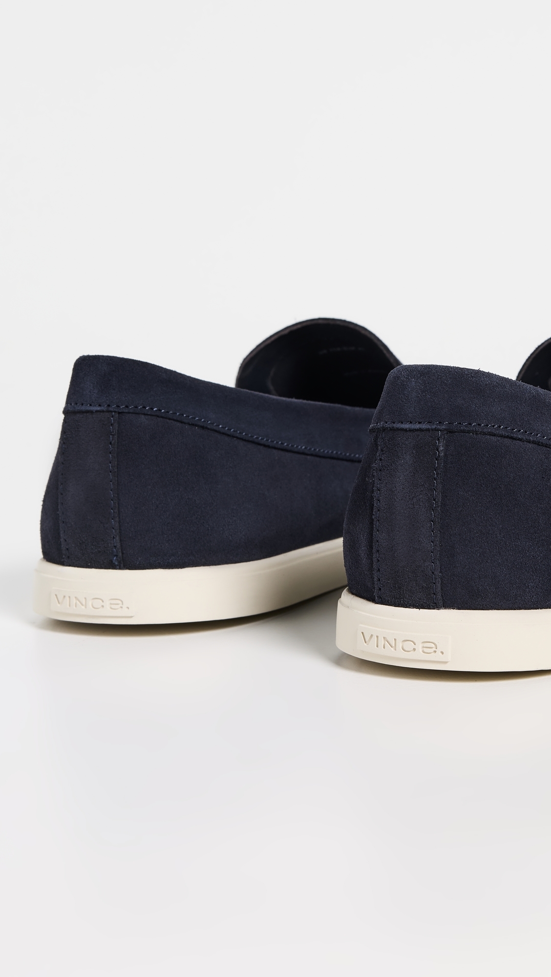 Vince Sonoma Suede Slip On Loafers coastal