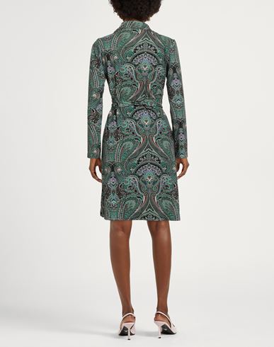 Woman Mini dress Dark green Size 12 Polyamide, Elastane