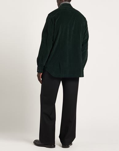 Man Jacket Dark green Size XL Cotton