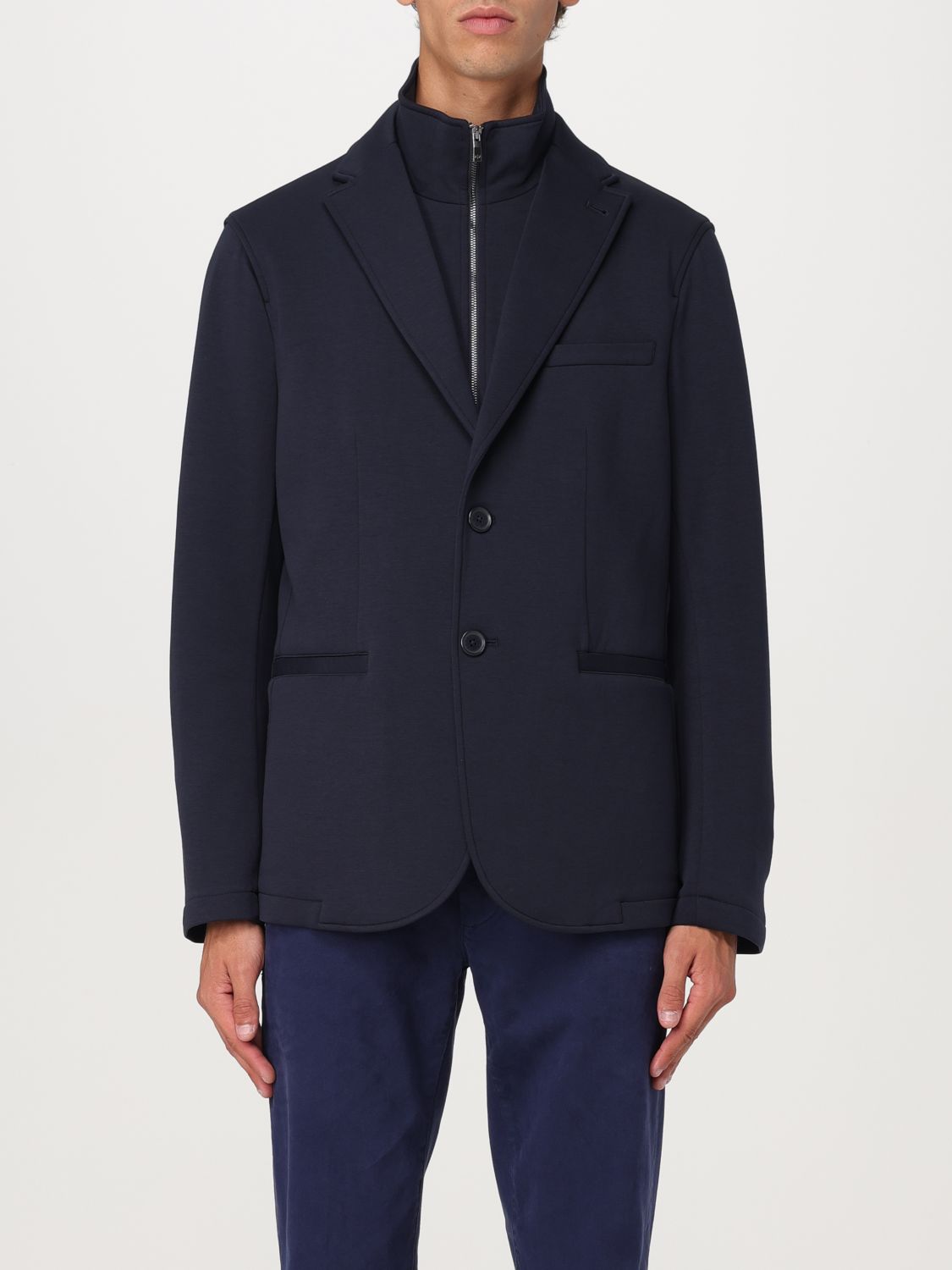 Blazer Men color Blue