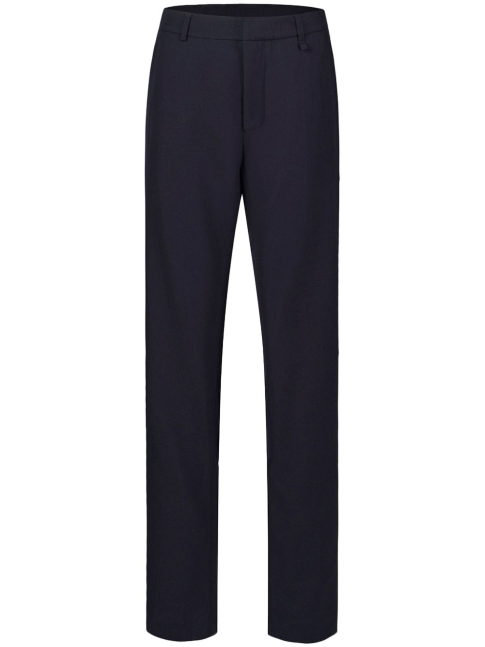Rear elasticated-waistband tailored trousers - Blue