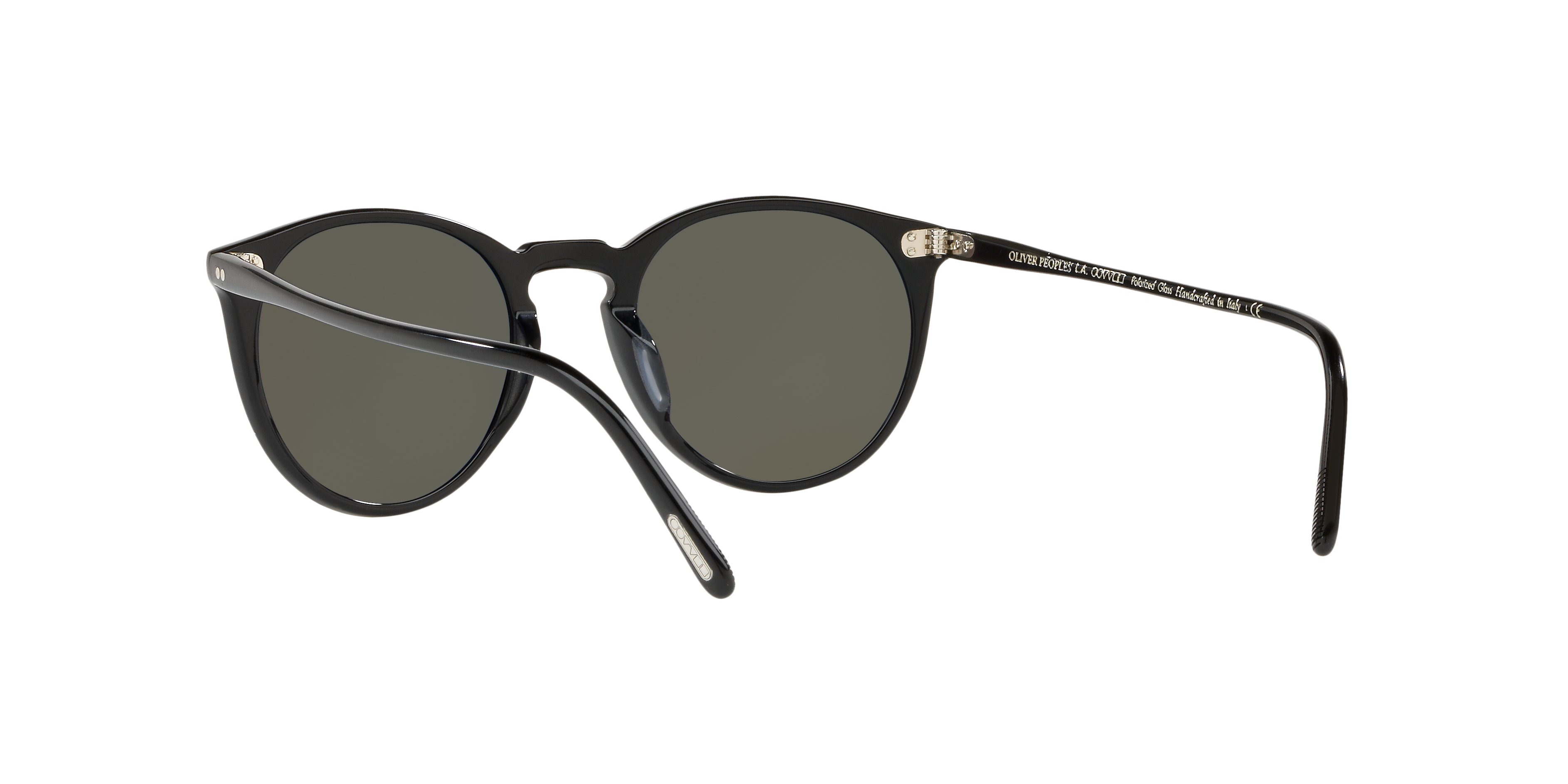 Oliver Peoples Man Oliver Peoples OV5183S O'MALLEY SUN 1005P1 Zonnebrillen Acetaat Zwart Grijs Pantos Gepolariseerd