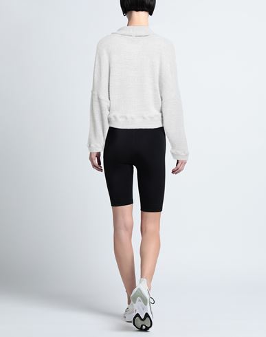 Woman Sweatshirt Light grey Size S Nylon, Organic cotton