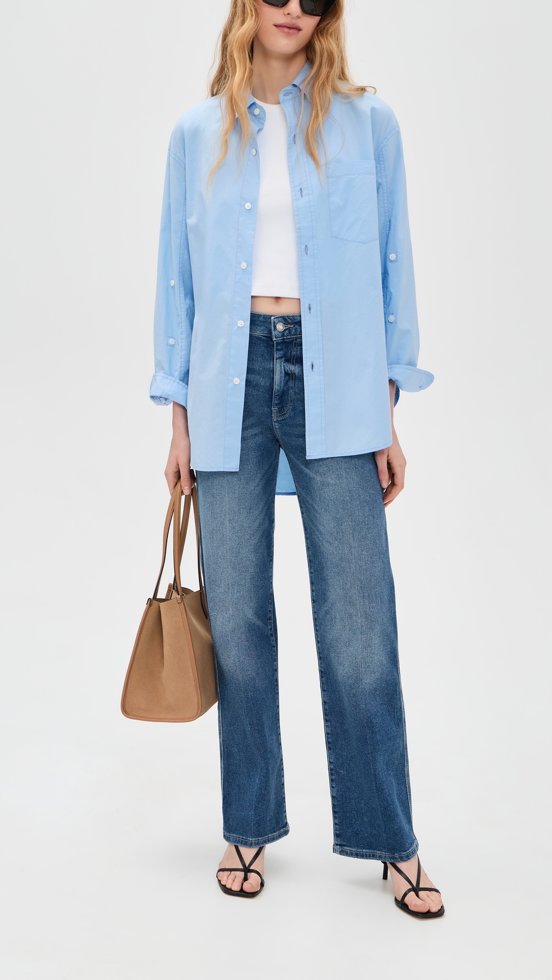 90's Straight Jeans Authentic Blues