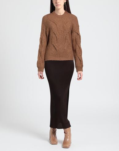 Woman Sweater Camel Size 10 Acrylic, Alpaca wool, Wool, Polyamide