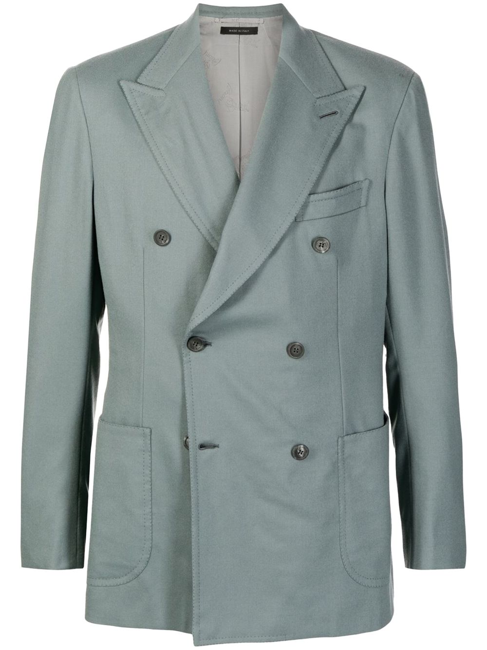 Double-breasted blazer - Green