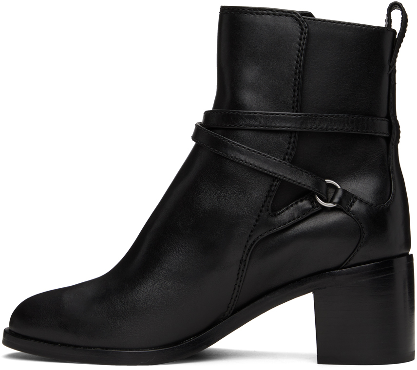 Rag & bone Black Hazel Buckle Boots