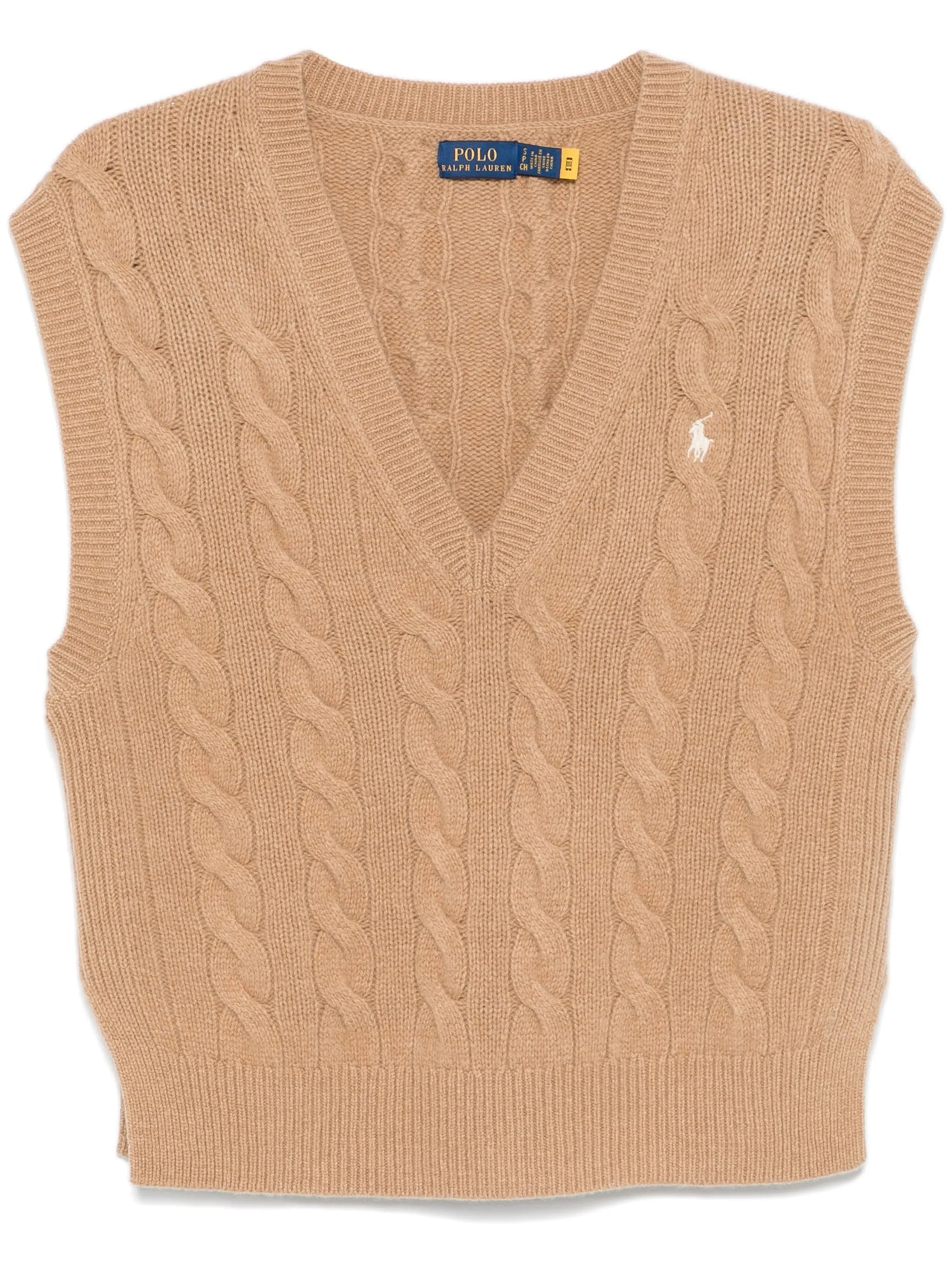 Rib-Knit V-Neck Sleeveless Sweater Vest