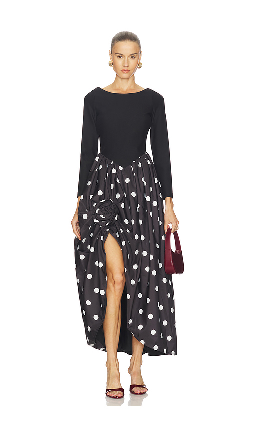 Sleeper Aurora Maxi Dress in Black. M. Also in