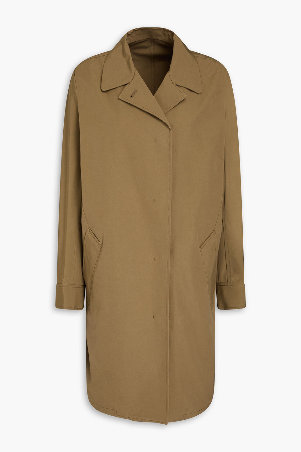 Cotton-blend coat