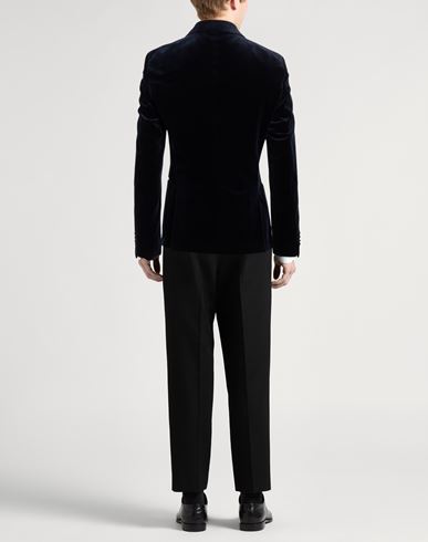 Man Blazer Midnight blue Size 40 Cotton