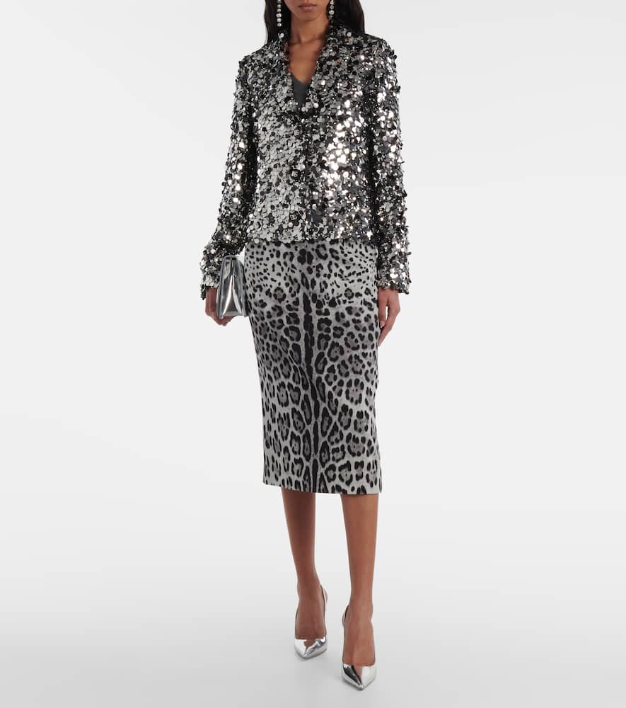 Sequined blazer