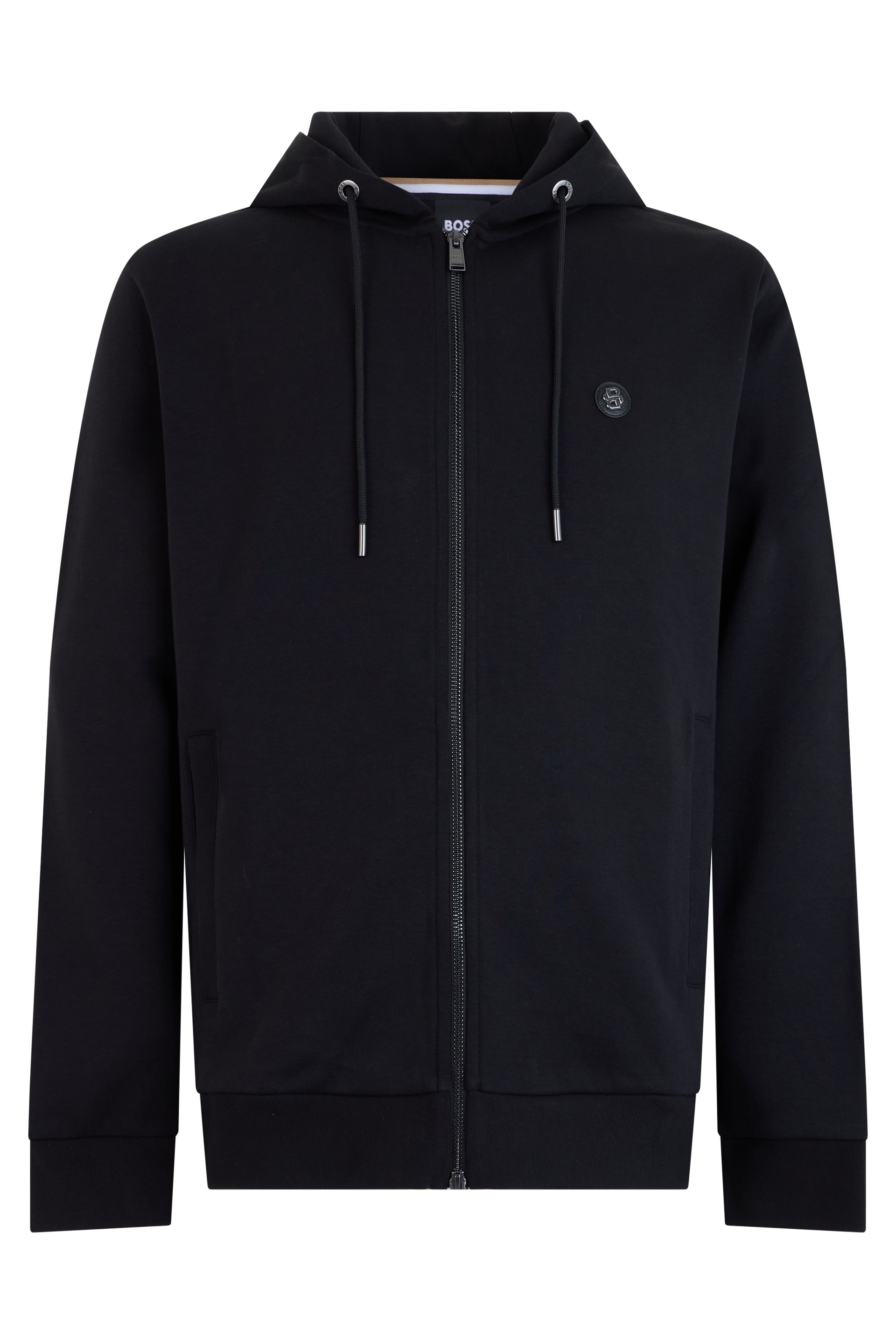 Hooded Zip Cotton Sweatshirt