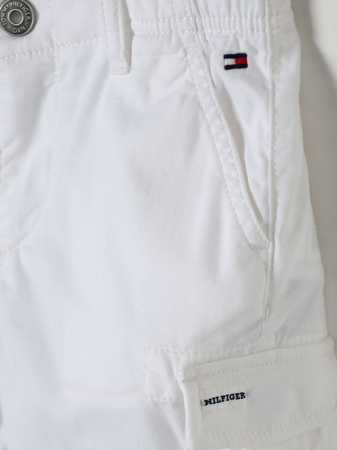 Shorts TOMMY HILFIGER Kids color White