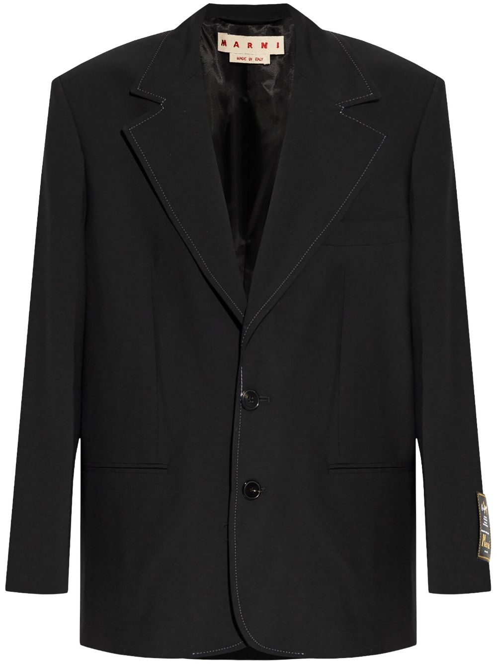 Single-breasted blazer - Black