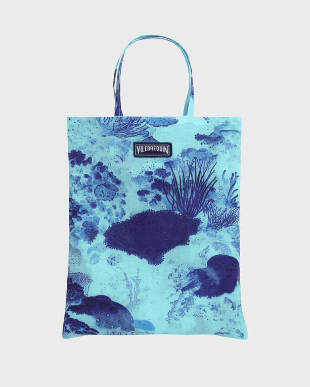 Women Cotton Voile Pareo Coral Reef - Pareo - Pareo - Blue