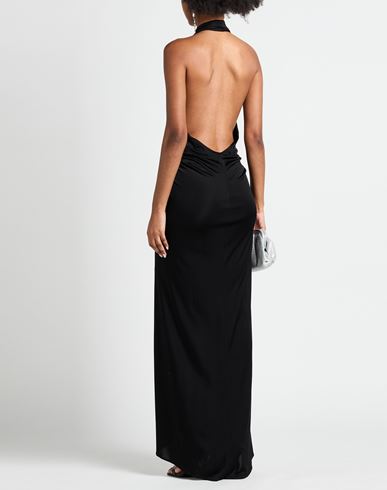 Woman Maxi dress Black Size 4 Viscose