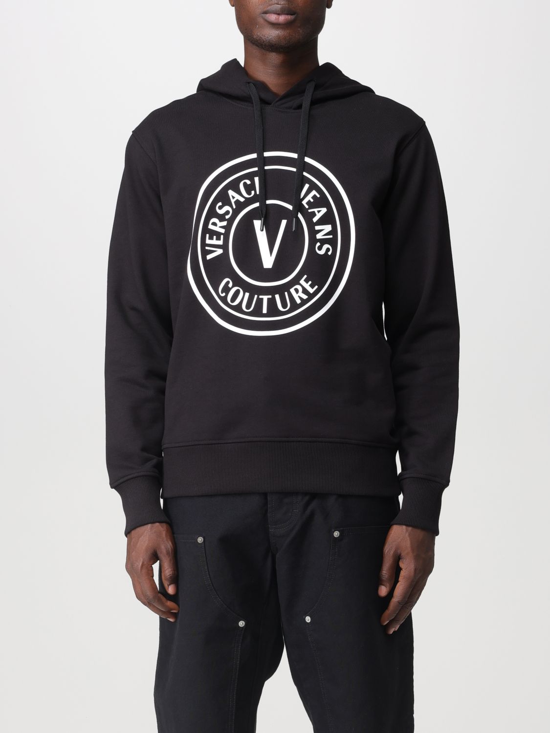 Sweatshirt Men color Black