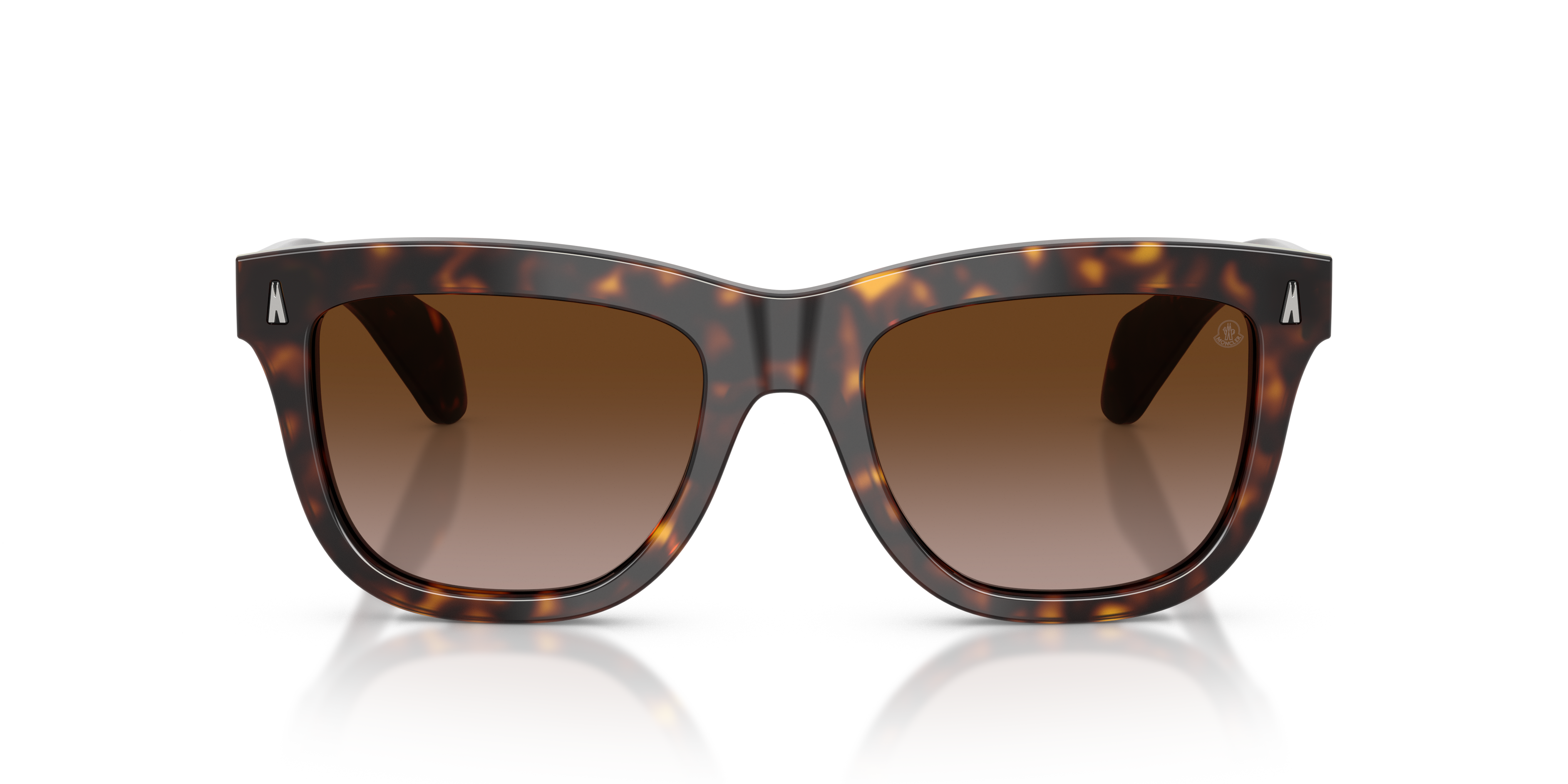 Moncler Mujer Moncler ME6023 BRONZZ 300213 Gafas de sol Acetato Tortuga Marrón Pillow Normal Matizado