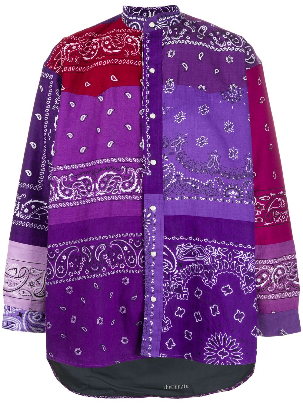 Bandana print shirt - Purple
