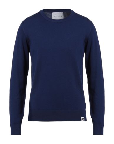 Man Sweater Blue Size XXL Viscose, Nylon