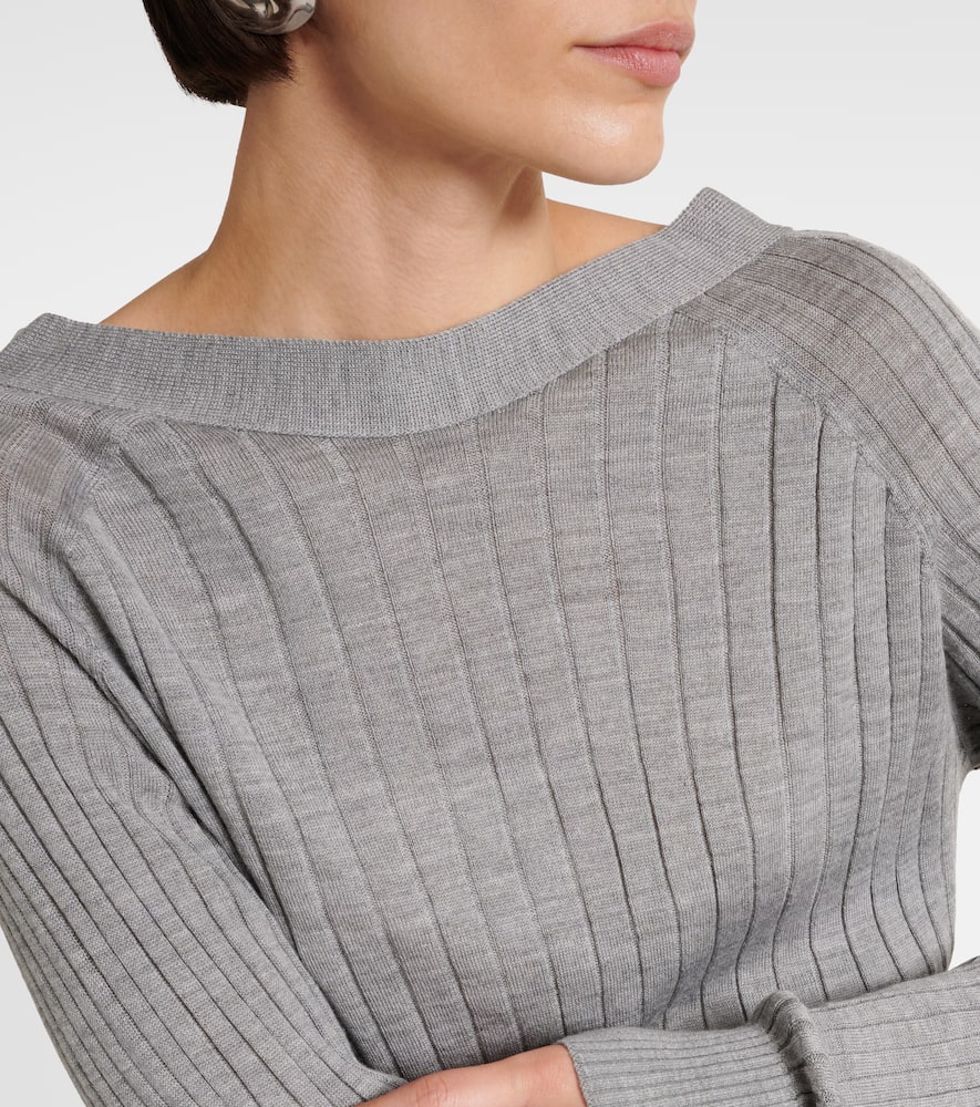 Eden wool-blend midi dress